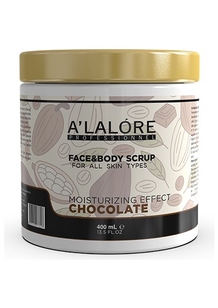 Çikolata Özlü Yüz ve Vücut Maskesi Scrub - 400 ml