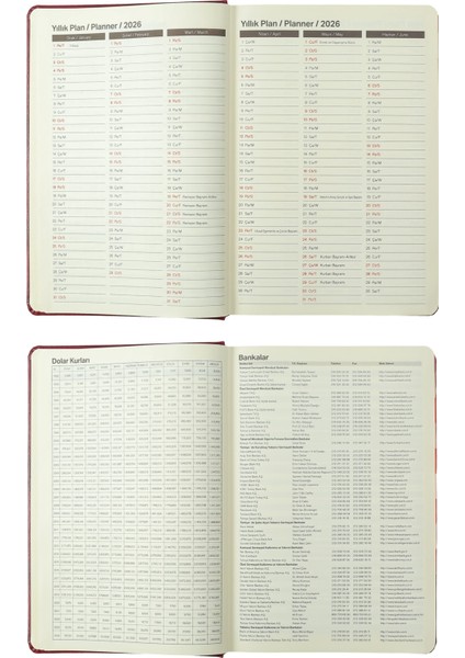 Business 2026 Günlük Ajanda 17x24cm Sert Kapak Ivory 80gr. Ayraçlı