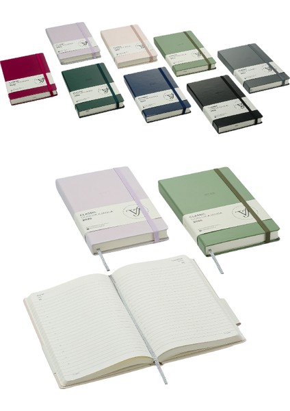 Classic 2026 Günlük Ajanda 13x21 cm Sert Kapak Ivory 70gr.