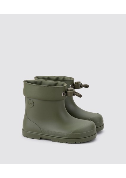 Mendi Borreguito Kürklü Kaki Çocuk Yağmur Çizmesi CC335-042