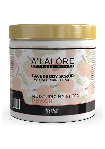 Şeftali Özlü Yüz ve Vücut Maskesi Scrub - 400 ml