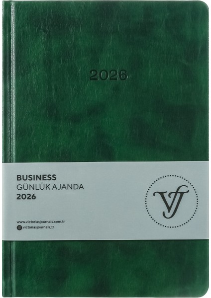 Business 2026 Günlük Ajanda 17x24cm Sert Kapak Ivory 80gr. Ayraçlı