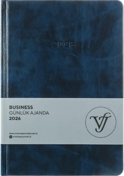 Business 2026 Günlük Ajanda 17x24cm Sert Kapak Ivory 80gr. Ayraçlı