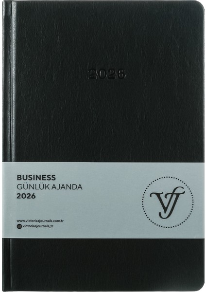Business 2026 Günlük Ajanda 17x24cm Sert Kapak Ivory 80gr. Ayraçlı