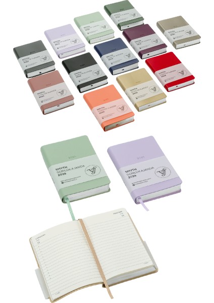 Smyth 2026 Günlük Ajanda A5 (14x21cm) Esnek Kapak Ivory 80 gr. indirimleri