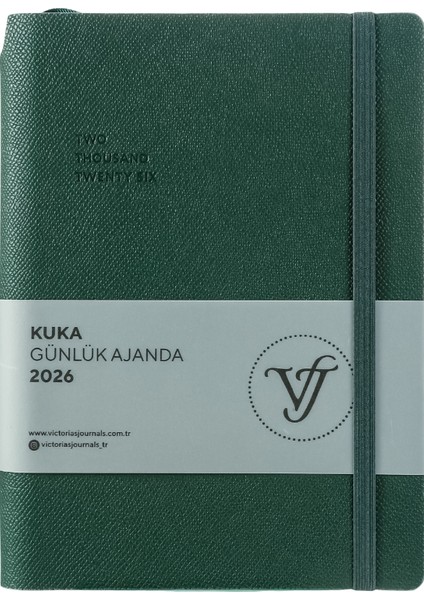 Kuka 2026 Günlük Ajanda A5 (14x21cm) Esnek Kapak Ivory 80gr. fiyatları