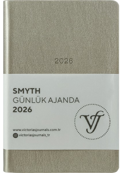 Smyth 2026 Günlük Ajanda A6 (9x14cm) Esnek Kapak Ivory 80 gr. fiyatları