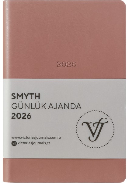 Smyth 2026 Günlük Ajanda A6 (9x14cm) Esnek Kapak Ivory 80 gr. fiyatları