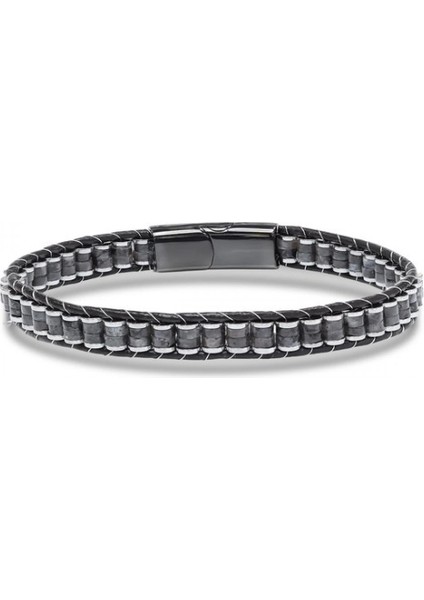 Spektrolit & Hematit Çelik Örgülü Deri Bileklik 33512B22D9 fırsatları