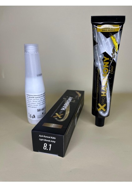 Xproharmony 8.1 Açık Kumral Küllü 60ML Saç Boyası