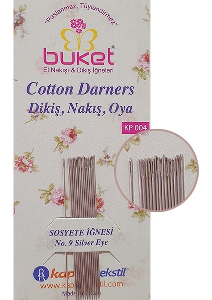 Dikiş, Nakış, Oya ve Sosyete Iğnesi - 15 Adet - KP004 fiyatları