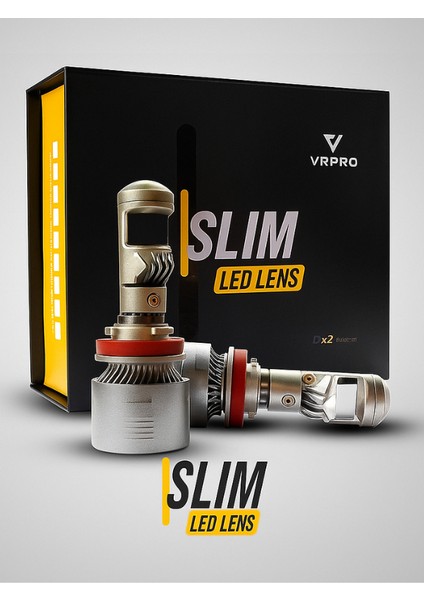 Renault 19 Sedan 1992 Model Mercekli LED Xenon Vrpro H4 Slim 15000 Lümen