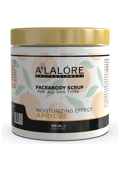 Kayısı Özlü Yüz ve Vücut Maskesi Scrub - 400 ml