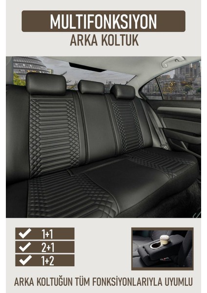 Suzuki Vitera Yeni Deri Oto Koltuk Kılıfı Ön Arka Set Exclusıve Serisi Siyah Scr fiyatları