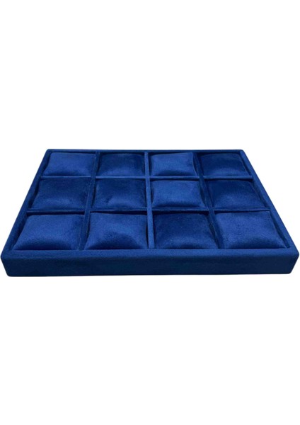 12 Bölmeli Ahşap Saat Kutusu Baby Face Kumaş Saat Düzenleyici modelleri