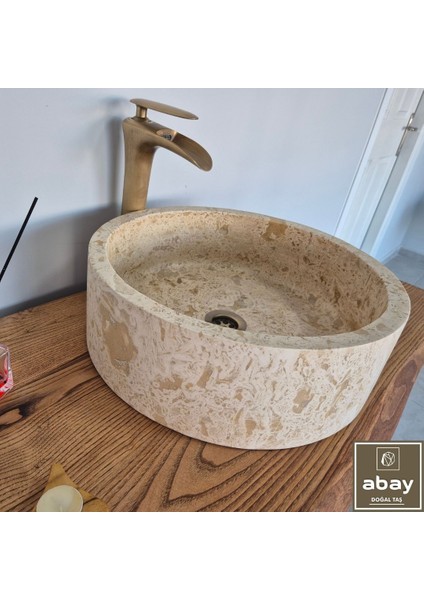 Traverten Silindir Lavabo fiyatları