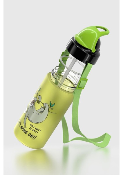 Sonic Air Desenli 500 ml Askılı Pipetli Mat Tritan Çocuk Matara 912119 Yeşil fiyatları