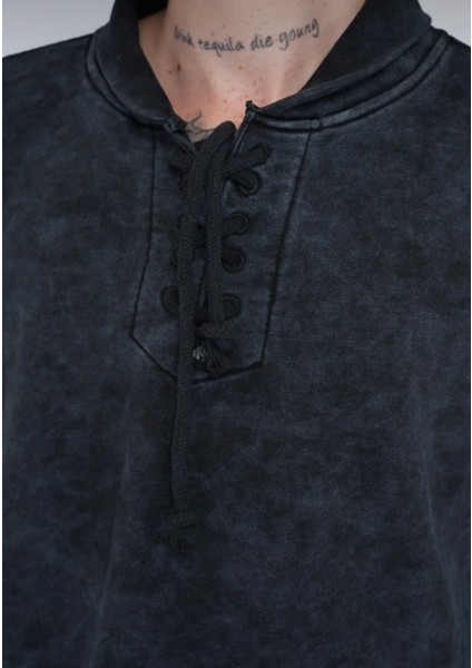 Oversize Bağcıklı Sweatshirt modelleri