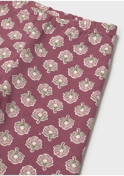 3\'lü Kız Bebek Takımı (1-4 Yaş) – Bej Sweat, Desenli Pembe Tayt, Desenli Bandana fırsatları