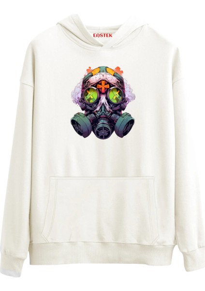 Neon Revolt Tasarım Premium 3 Iplik Şardonlu Kapüşonlu Unisex, Kadın, Erkek Hoodie Sweatshirt