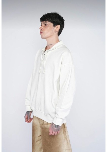 Oversize Bağcıklı Sweatshirt fiyatları