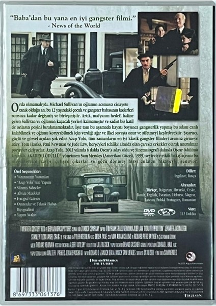 Azap Yolu (Road To Perdition) Dvd+Soundtrack CD fiyatları