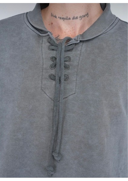 Oversize Bağcıklı Sweatshirt fırsatları