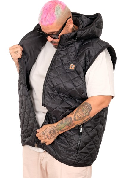 Büyük Beden Yelek Kapitone Kapsonlu 25711 fiyatları