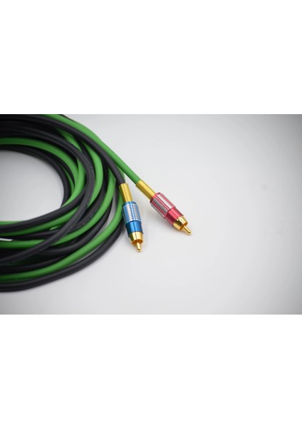 Bakır Amfi Rca Kablosu - 2 Giriş 4 Çıkış Anfi Rca Kablosu - 1 Metre - El Yapımı Tam Bakır - 1 Metre modelleri