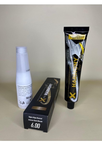 Xproharmony 6.00 Yoğun Koyu Kumral 60ML Saç Boyası