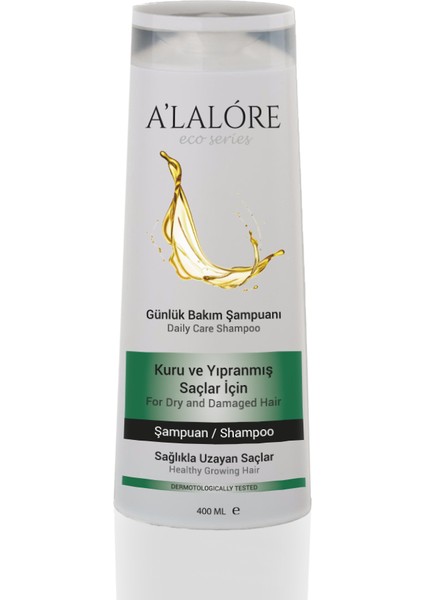 Kuru ve Yıpranmış Saçlar Için Saç Bakım Şampuanı - 400 ml