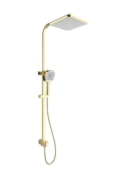 Kaleraın Square Push Button Duş Barı Gold (Altın)