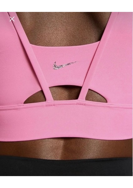 Dri-Fit Alate Ellipse Medium-Support Padded Training Pembe Kadın Sporcu Sütyeni