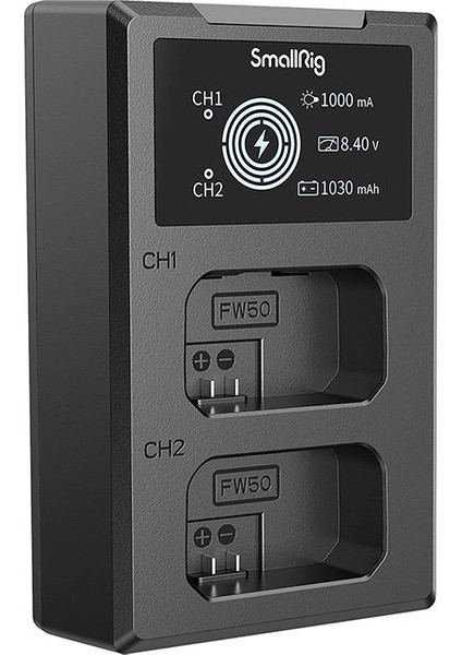 4081 NP-FW50 Çiftli Şarj Cihazı