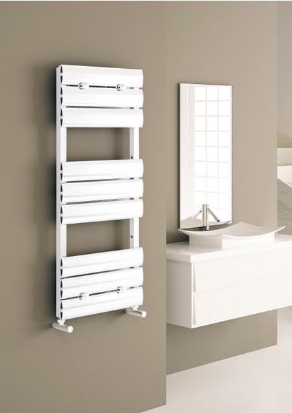 Ellıptıc Bath 0790*0500*06/RAL 9016 Kumlu Beyaz/standart Bağlantı(Iki Yan-Alt-Üst-Çapraz)/alüminyum Havlupan/banyo Radyatörü