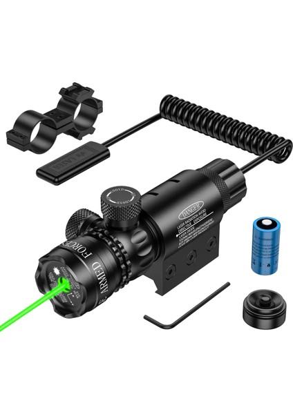 WS-603 — Profesyonel Tüfek Montajlı Yeşil Lazer (532 Nm) | 20 mm Ray Uyumlu | Uzun Menzil