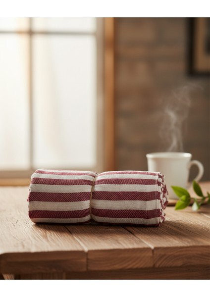 %100 Pamuk Çizgili Peştemal 90X180 cm – Plaj ve Hamam Havlusu