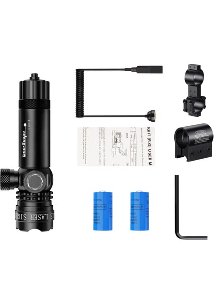 WS-603 — Profesyonel Tüfek Montajlı Yeşil Lazer (532 Nm) | 20 mm Ray Uyumlu | Uzun Menzil fırsatları