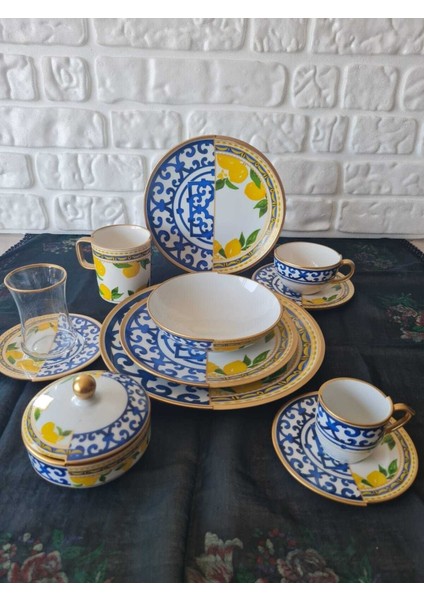 Lemone - 6 Kişilik 44 Parça Çeyiz Seti