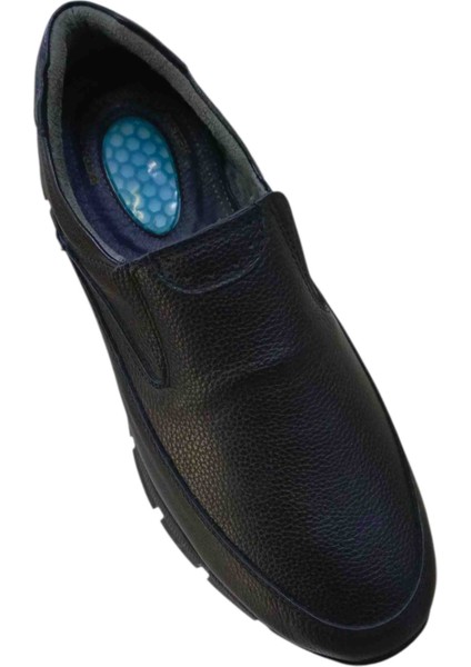 Erkek Siyah Ortopedik Topuk Masajlı Hakiki Deri Kışlık Ayakkabı fırsatları