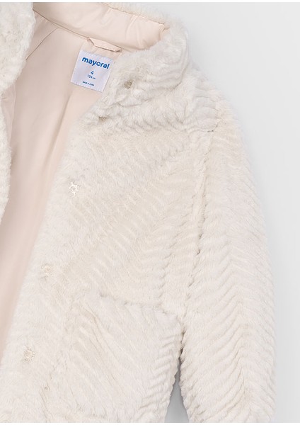 4-10 Yaş Arası Tüylü Mont - Bej fırsatları