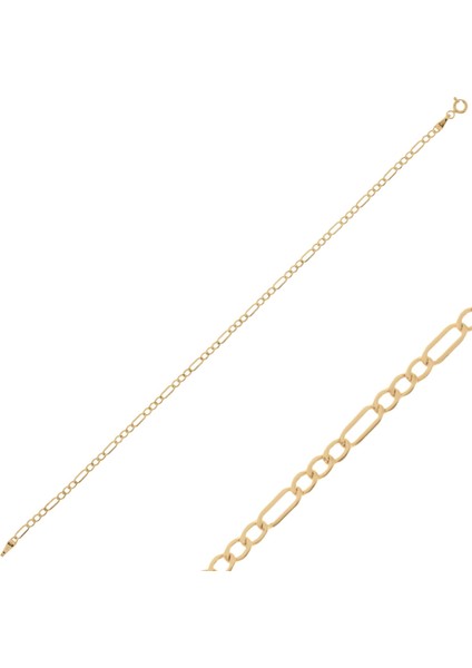 Spor Model 14 Ayar Altın Bileklik