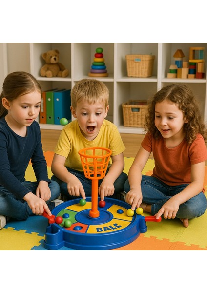 Zıp Zıp Basket-Mini Basket Keyfi-Çocuklar Için Eğlenceli Oyun