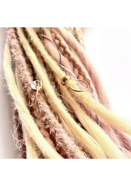 , Helen El Yapımı 30LU Platin, Pembe ve Bal Köpüğü Ombreli Sentetik Saçlı Afro Toka fırsatları