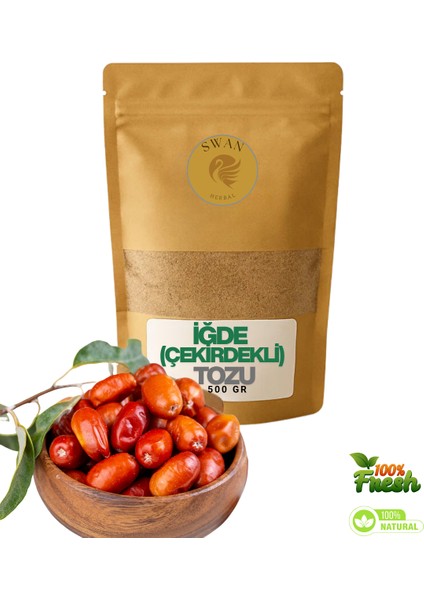 Çekirdeği ile Öğütülmüş İğde Tozu 500 gr