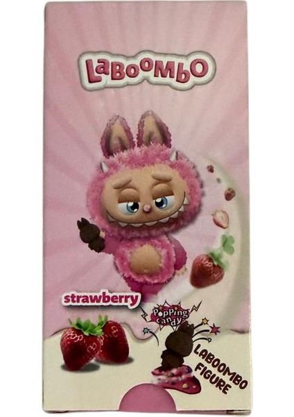 Figürlü Patlayan Şekerli Çikolata - Strawberry (Çilekli) 30 gr modelleri