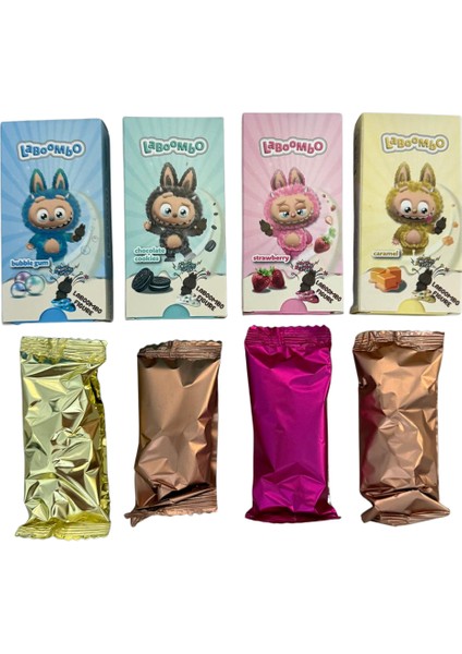 Figürlü Patlayan Şekerli Çikolata - Strawberry (Çilekli) 30 gr