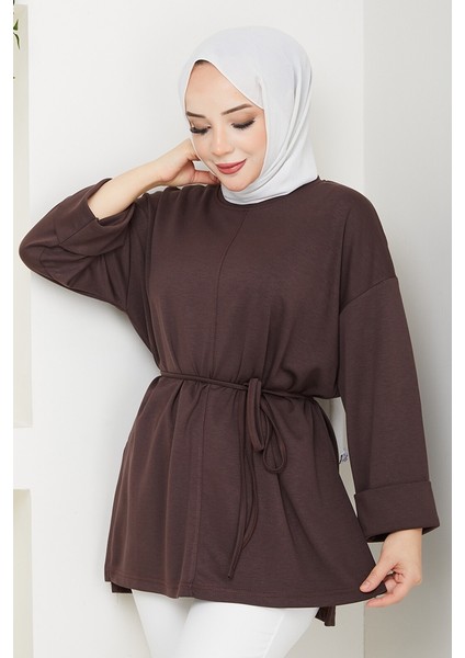 Günsel Ipli Oysho Tunik 1646 - Kahve