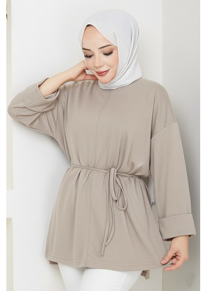 Günsel Ipli Oysho Tunik 1646 - Taş