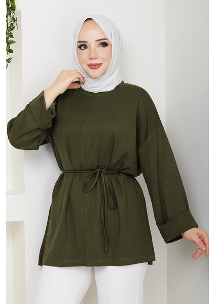 Günsel Ipli Oysho Tunik 1646 - Haki